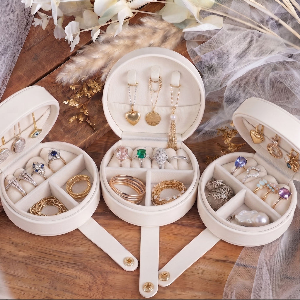 Personalized Travel Jewelry Box | Leather Jewelry Case Gift